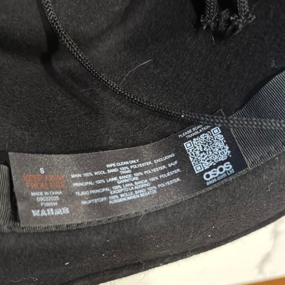 BLACK FESTIVAL HAT ASOS - Picture 2 of 4